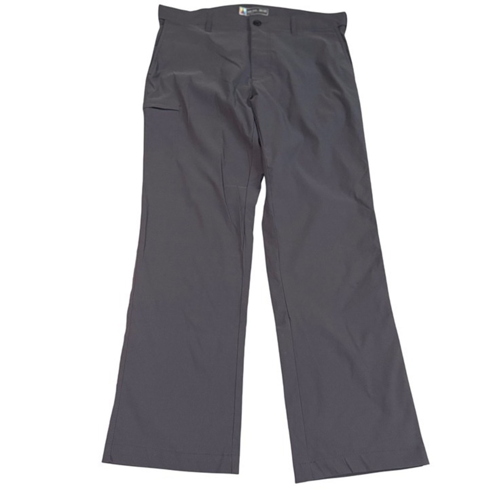 UB Tech Classic Fit 36X32 Gray Nylon‎ Spandex Mens Pants With Zippered Pocket